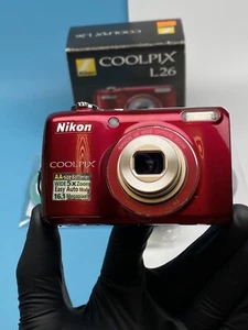 Nikon CoolPix L26 16.1MP Digital Camera - Red - Picture 1 of 9