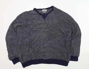 TU Mens Black Cotton Blend Jumper Size L - Picture 1 of 12