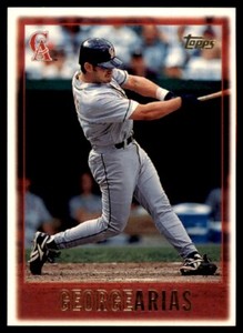1997 Topps George Arias Baseball Card #306