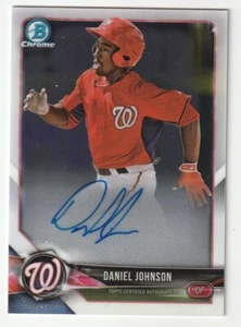Tarjeta automática Bowman cromada de los Nacionales de Washington 2018 autógrafo - Imagen 1 de 1