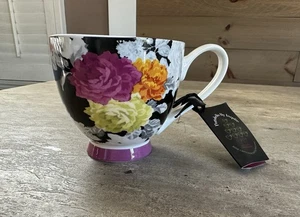 PORTOBELLO BY INSPIRE Floral Design Bone China Tasse Designed In England *lesen* - Bild 1 von 7