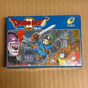Dragon Quest II FC Famicom Japan Import Tested Boxed with Password Note