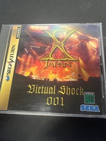 X JAPAN Virtual Shock 001 Sega Saturn Software