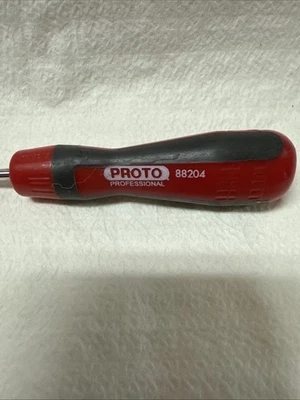 Proto 88204 Flathead Screwdriver Professional Made in England New SKU530420 - Image 1 of 4