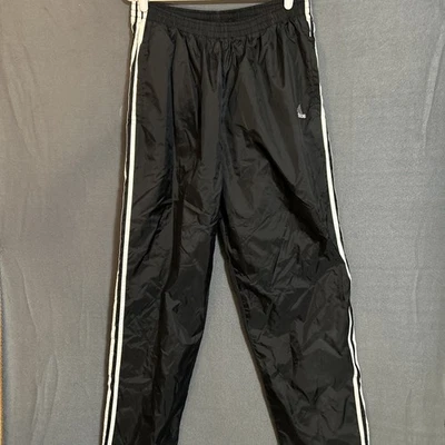 Vintage Adidas Pants Mens XL 32x32 Black Windbreaker Lined Break Away Y2K NWT - Image 1 of 4