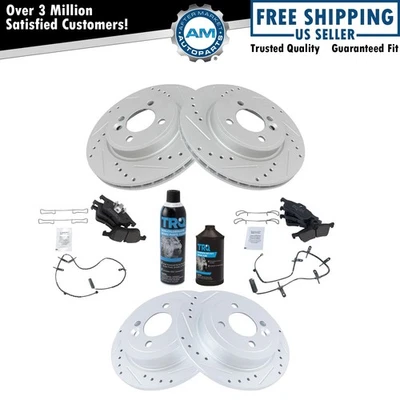 Kit de pastillas de freno delanteras y traseras y rotor para Mini Cooper 2002-2006 Foto 1 de 4