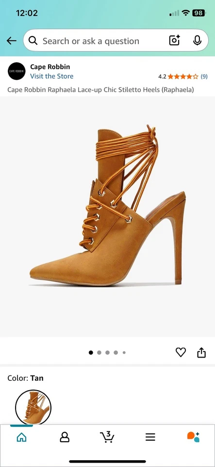 Cape Robbin Raphaela女式靴 — 第 1/1 张图片