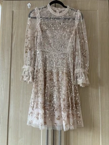 Needle And Thread Sequin Cocktail Dress UK10 Wedding Guest - Picture 1 of 9