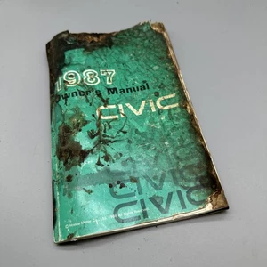 1987 Honda Civic Owners Manual Repair Book OEM Original - Bild 1 von 6