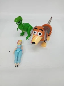 Toy Story Figure Bundle Talking Rex, Slinky Dog & Little Bo Peep TMK - Picture 1 of 6