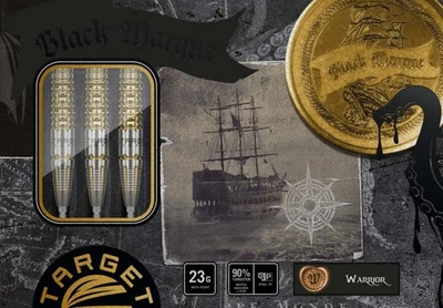 Target Japan - Black Marque Warrior Darts - 90% Tungsten Darts - image 1 of 4