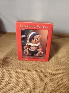 1998 RSVP Int. Inc. Teddy Bear With Book Ornament - Picture 1 of 6