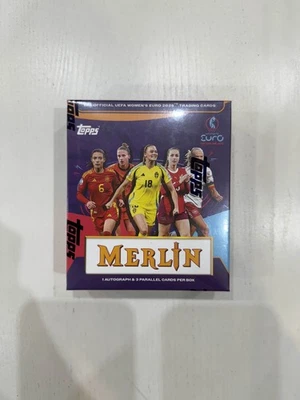 2024/25 Topps Merlin UEFA Women Euros Hobby Box New Sealed - Image 1 of 4