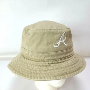 Atlanta Braves Mütze braun Herren '47 khaki Bucket Cap OSFA MLB Baseball  - Bild 1 von 9