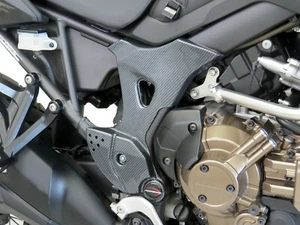 PROTECTORES DE CUADRO HONDA CRF1000L AFRICA TWIN 16-19 (MODELO DCT) - NEGRO MATE - Imagen 1 de 3