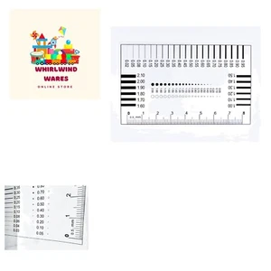 High Precision 1 Micron SEC Size Estimation Chart Transparency Defect Diamete... - Picture 1 of 3