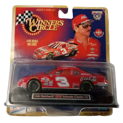 Winner's Circle Dale Earnhardt #3 Coca-Cola 1998 Monte Carlo 1:43 Scale Die-Cast - Image 1 of 4