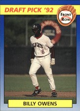 1992 Front Row Draft Picks #2 Billy Owens