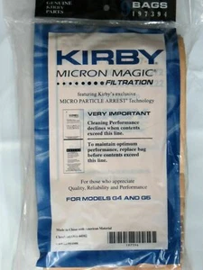 9 BOLSAS DE ASPIRADORA KIRBY G3 G4 G5 G6 ULTIMATE G7 G7D MICRON MAGIC 197394 - Imagen 1 de 1