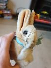 Adorable Vintage Hoppy Steiff Rabbit 16cm Ear Button Tag 1994