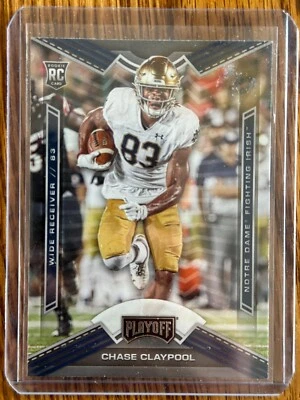 2020 Playoff CHase Claypool #15 Rookie RC! Notre Dame! - Image 1 of 2