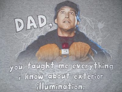 Camiseta Feminina Pequena Férias de Natal Chevy Chase Clark Griswold Dad - Imagem 1 de 3