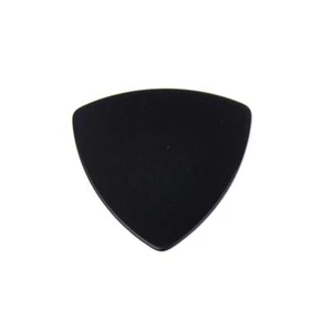 100pcs 0.71mm 346 Rounded Triangle Guitar Picks Plectrums Celluloid Solid Black - Picture 1 of 4