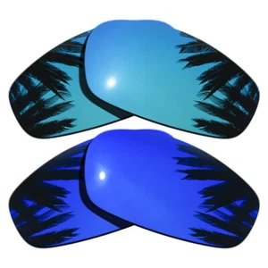 Ice Blue&Purple Blue Replacement Lenses for-Oakley Split Jacket Polarized - Picture 1 of 4