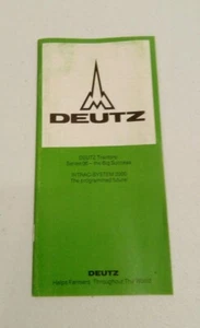 VINTAGE 1976 DEUTZ 06 SERIES TRACTOR BROCHURE MODEL D-30 to D-130 PRINTED 8/1976 - Picture 1 of 10