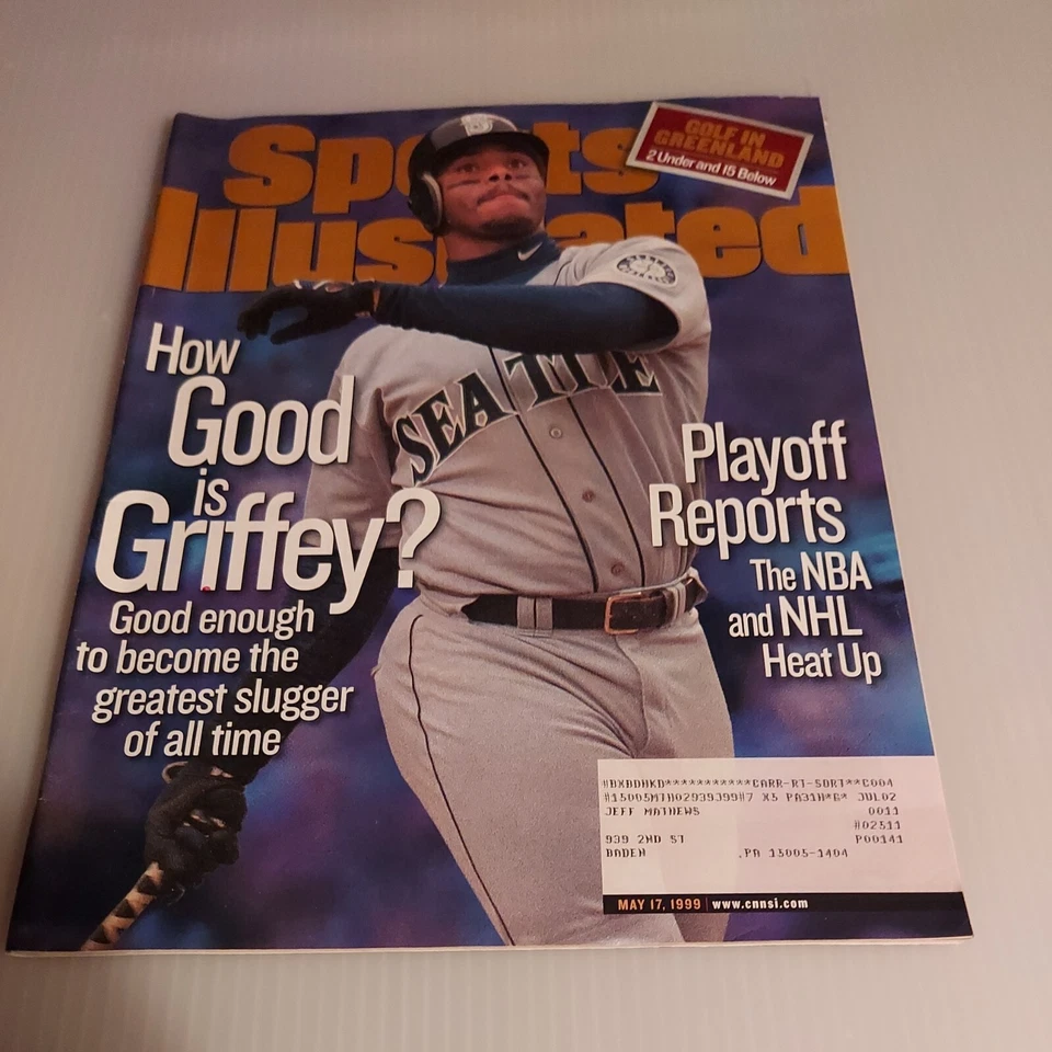 1999 May 17, Sports Illustrated Magazine, How Good Is Griffey? Playoff Reports  - Image 1 of 3