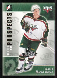 2004-05 ITG Heroes and Prospects Sportsfest #186 Mikko Koivu /10