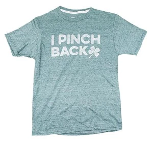 Fashion Men's St. Patrick's Day I Pinch Back Green Graphic T-Shirt Large - Picture 1 of 1
