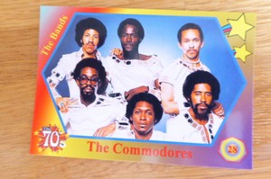 THE COMMODORES LIONEL RICHIE THE BANDS 1970's CARD # 28  2020