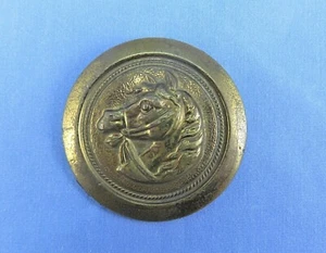 Victorian Lead Filled Brass Horse Bridle Rosette - Picture 1 of 6