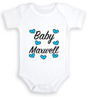 Custom Baby Name Onesie Personalized Baby Boy Clothes Gender Announcement Outfit