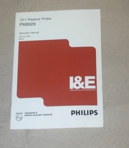  Philips PM 8829 10:1 Passive Probe  Instrruction Manaual - Picture 1 of 1