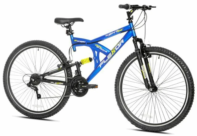 Kent 72952 29 inch Flexor Men's Dual Suspension Mountain Bike - Blue
