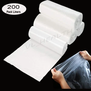 200 Pack Disposable Liners for Ionic Detox Foot Spa Tub Machine Basin Trash Bags - Picture 1 of 9