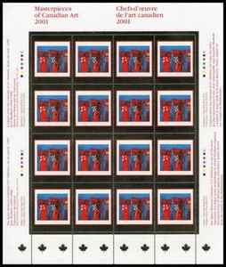 Canada Stamp SHEET#1916 - The Space Between Columns No.21 (Italian) (2001) $1.05 - Bild 1 von 1