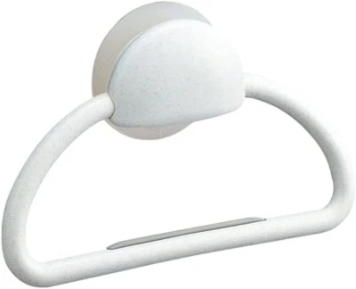 Asvel Hand Towel Ring Rack Suction Cup Wall Mount Rail Holder BathRack E41180AD2 - image 1 of 2