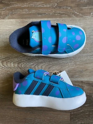 ADIDAS X DISNEY~Zapatos Monster's Inc. Sulley Grand Court 2.0~Niños Talla 9K~9~NUEVOS Foto 1 de 4