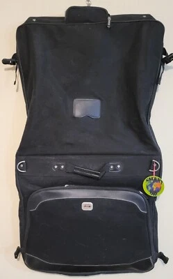 Jeep Suit Garment Bag Travel Luggage Black Canvas - Image 1 of 3