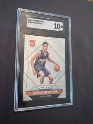 Prizm Devin Booker Rookie SGC 2015-16 10 gemas como nuevo - Suns Superstar Foto 1 de 4