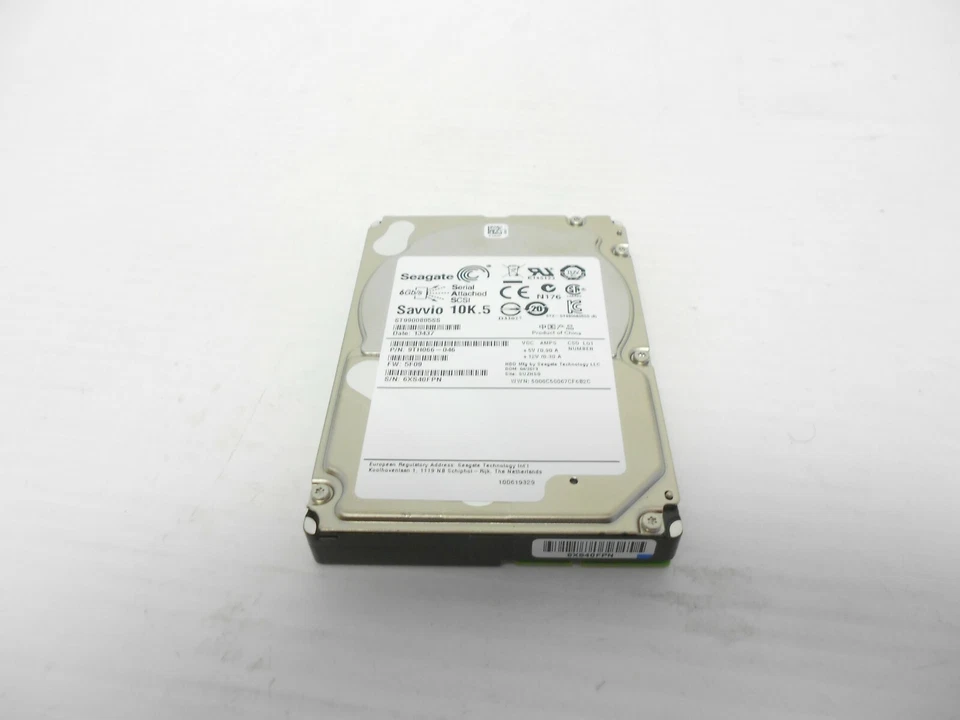 Seagate Savvio 10K.5 900GB 10K 2.5" SAS Hard Drive HD ST9900805SS Server Storage - Image 1 of 1