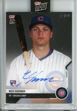 2020 Topps Now Road to Opening Day NICO HOERNER AUTO Autograph RC Rookie 82/99