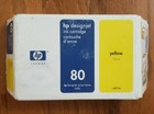 GENUINE HP 80 INK CARTRIDGE – YELLOW - C4873A – BRAND NEW & SEALED – 350ML