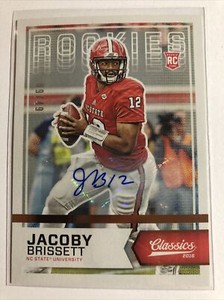 2016 Panini Classics Significant Signatures Bronze #274 Jacoby Brissett 09/49 Rc