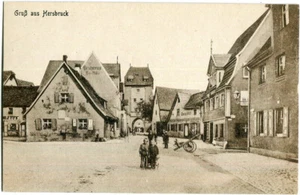 AK HERSBRUCK Michelsberg, Straße, Unterführung 10/20er Ja. - Bild 1 von 1