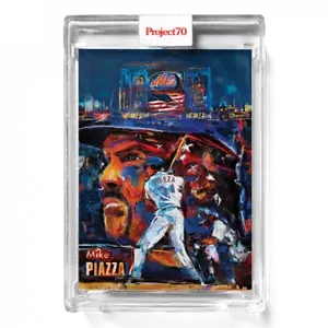 Topps Project70 Card 535 - 2001 Mike Piazza by Andrew Thiele Project 70 NY Mets - Picture 1 of 2