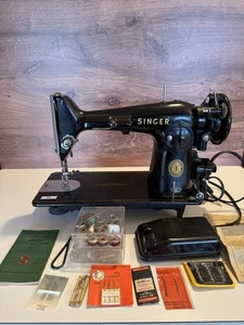 Máquina de coser Singer 201-2 1951 coleccionable buen estado de funcionamiento - Imagen 1 de 24